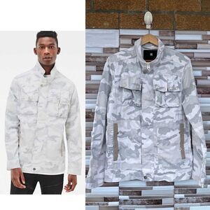 Gstar Ospak Deconstructed Splatter Overshirt small